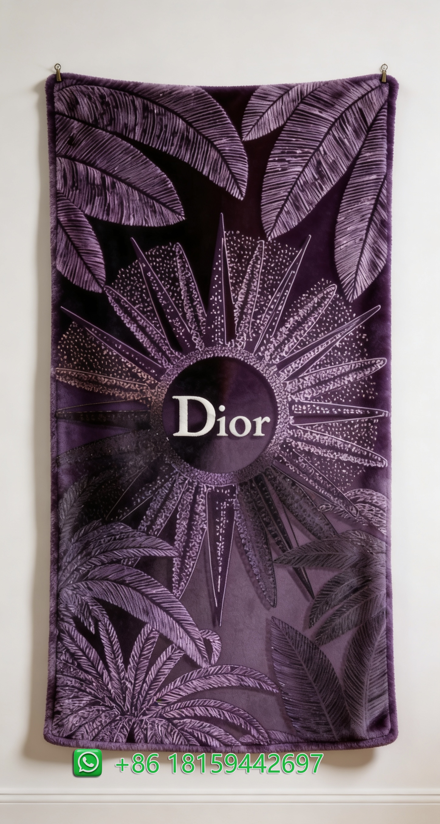 Dior Throw Blankets